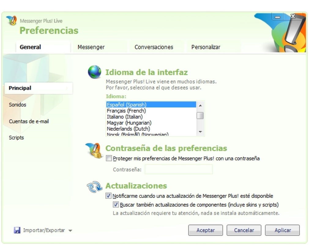 Messenger Plus! Live 5.11.0.760 for Windows Screenshot 5