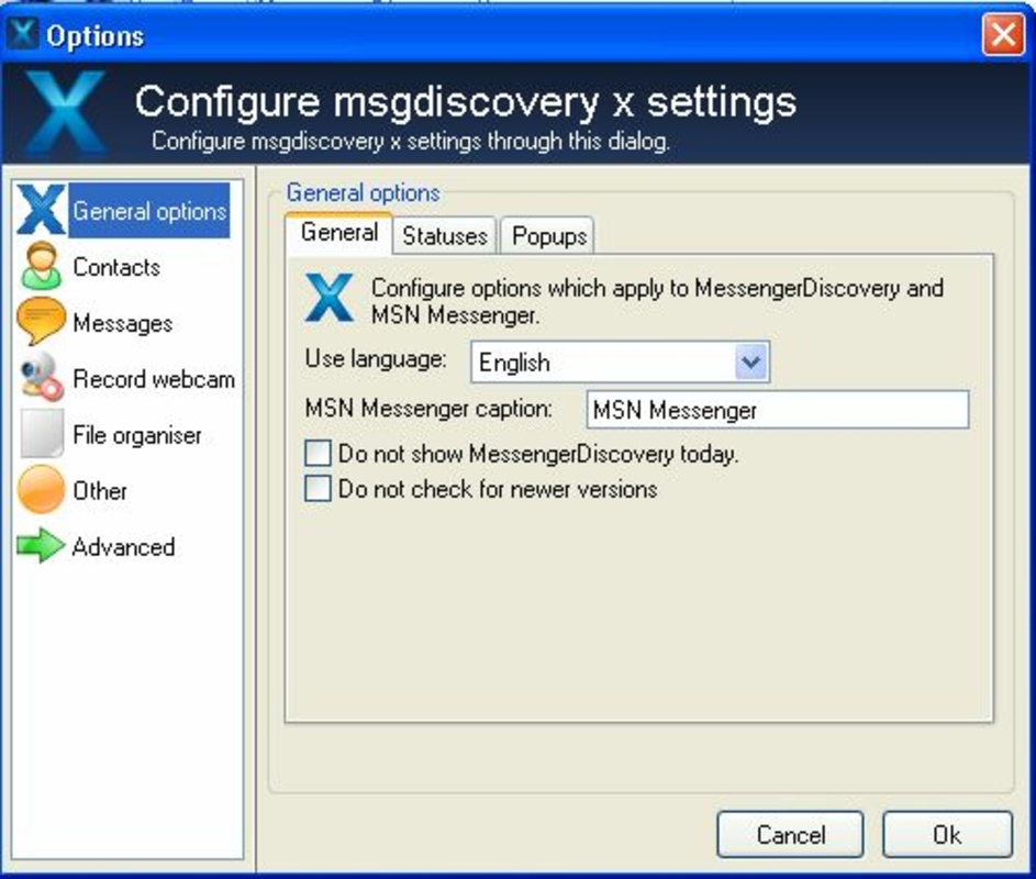 MessengerDiscovery Live 4.1.241 for Windows Screenshot 1