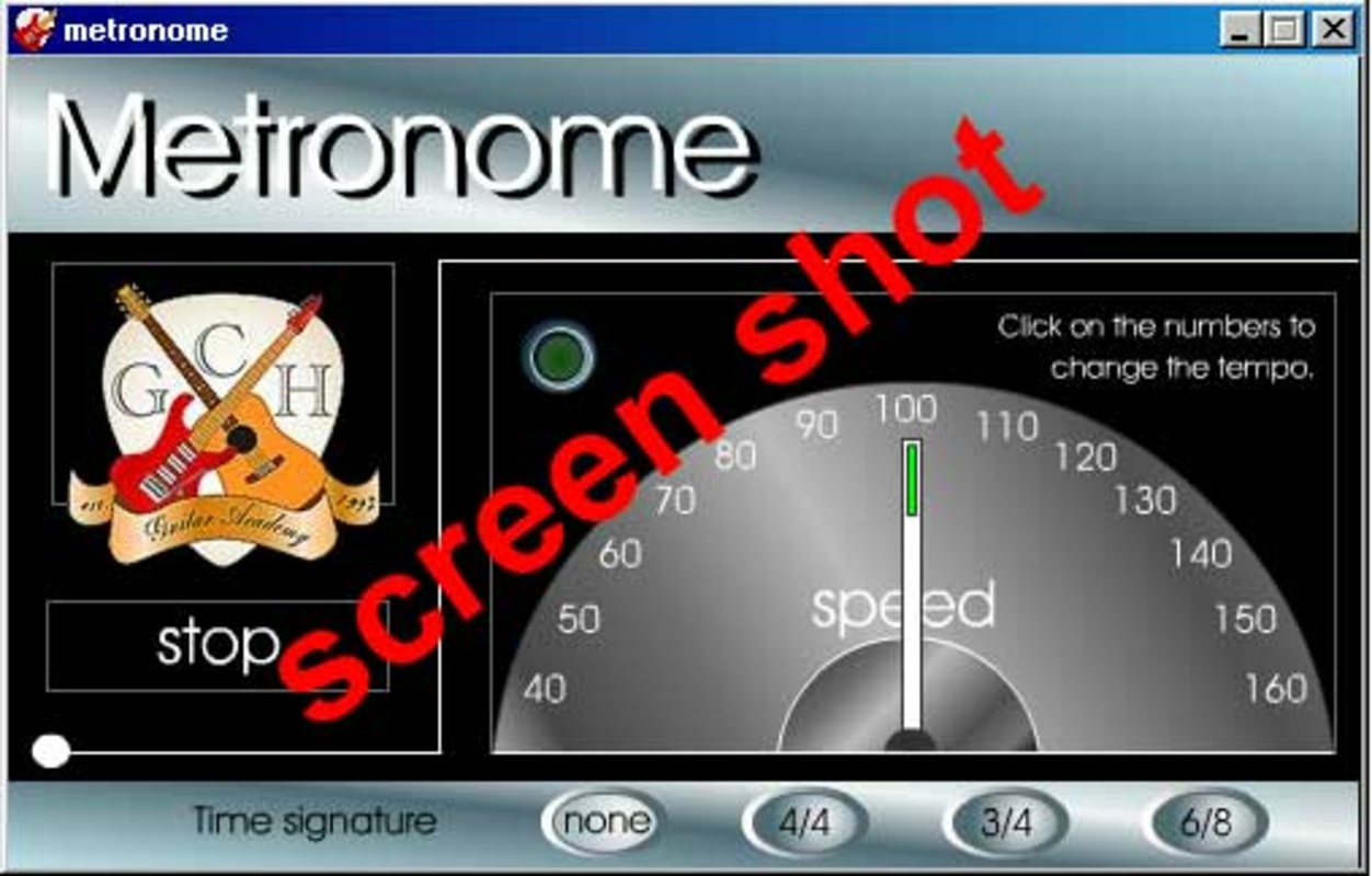 Metronome 1.0 for Windows Screenshot 1