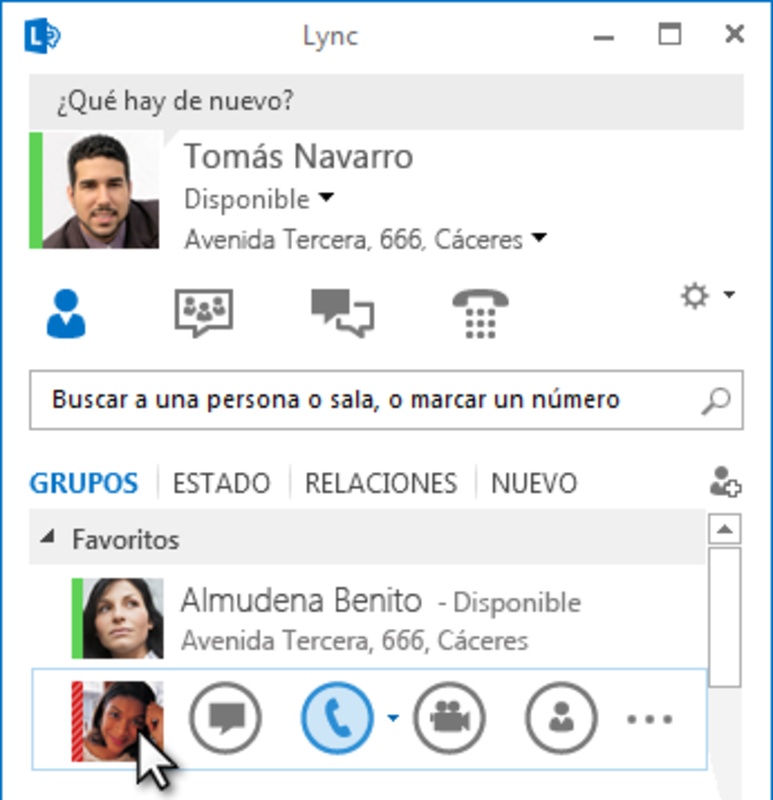 Lync 2013 for Windows Screenshot 1