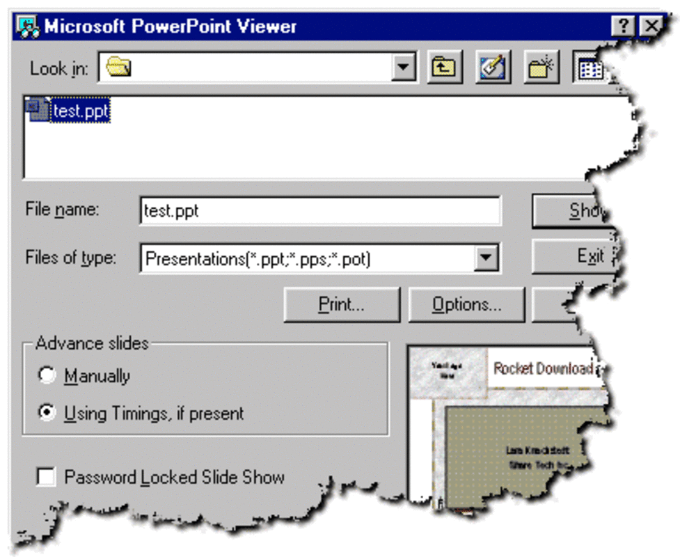 Microsoft Power Point Viewer 2007 1.0 feature
