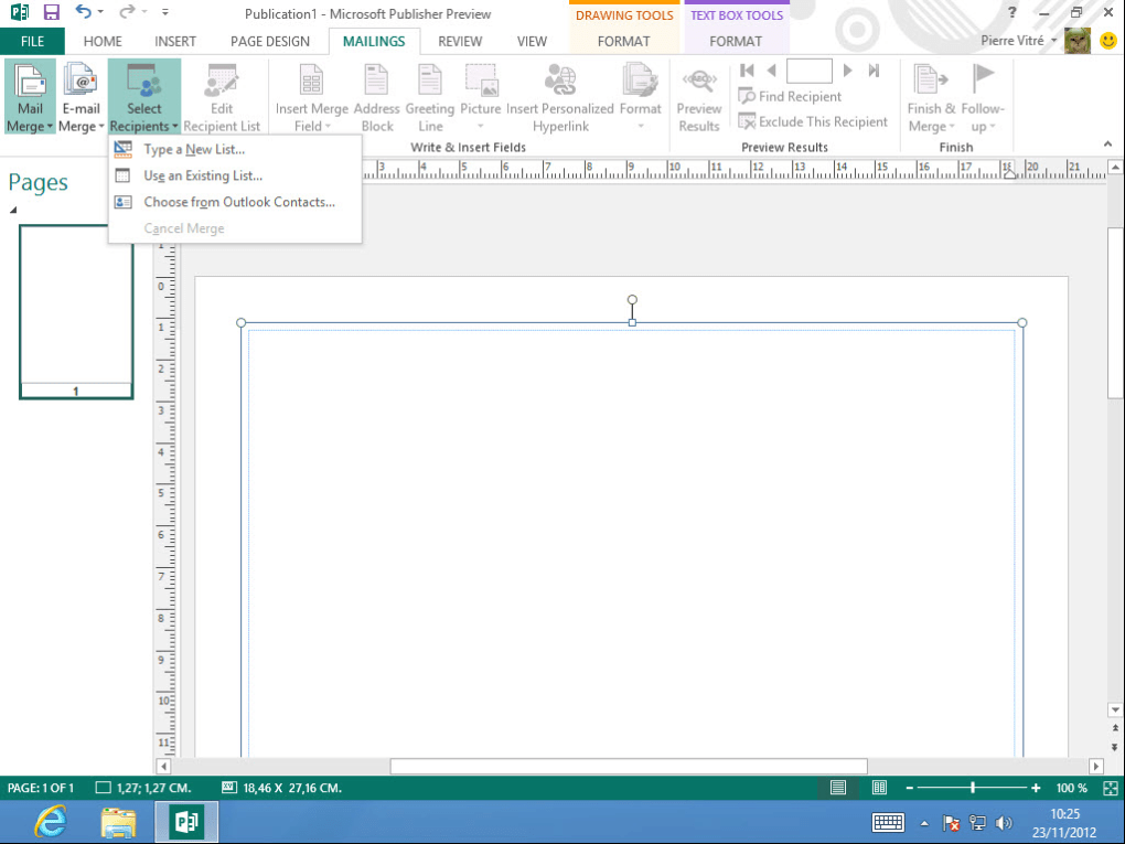Microsoft Publisher 2013 16.0.15128.20280 for Windows Screenshot 3