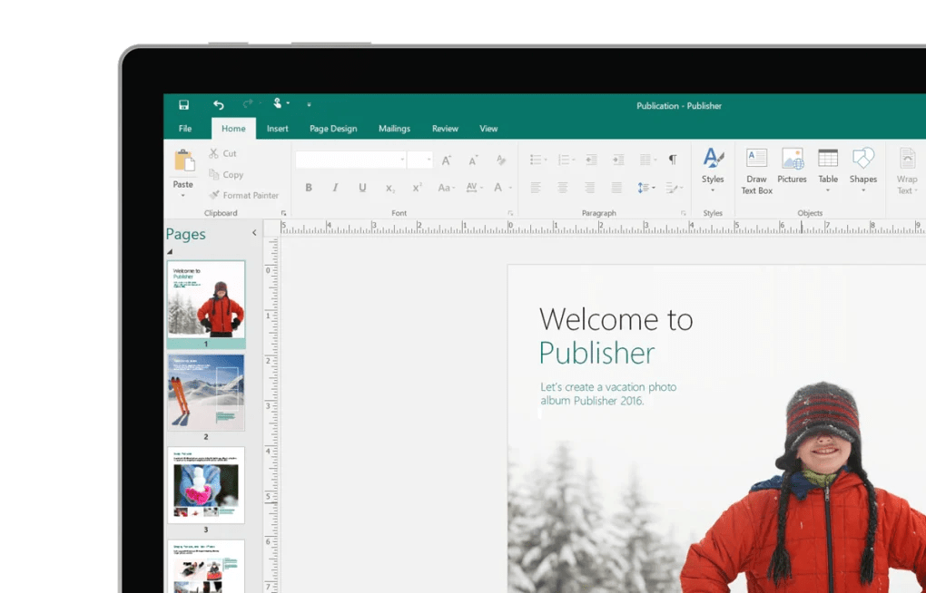 Microsoft Publisher 16.0.15128.20280 feature