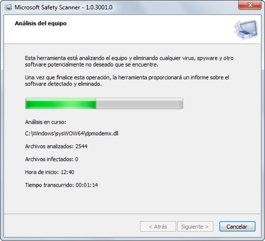 Microsoft Safety Scanner 1.387.533.0 for Windows Screenshot 1