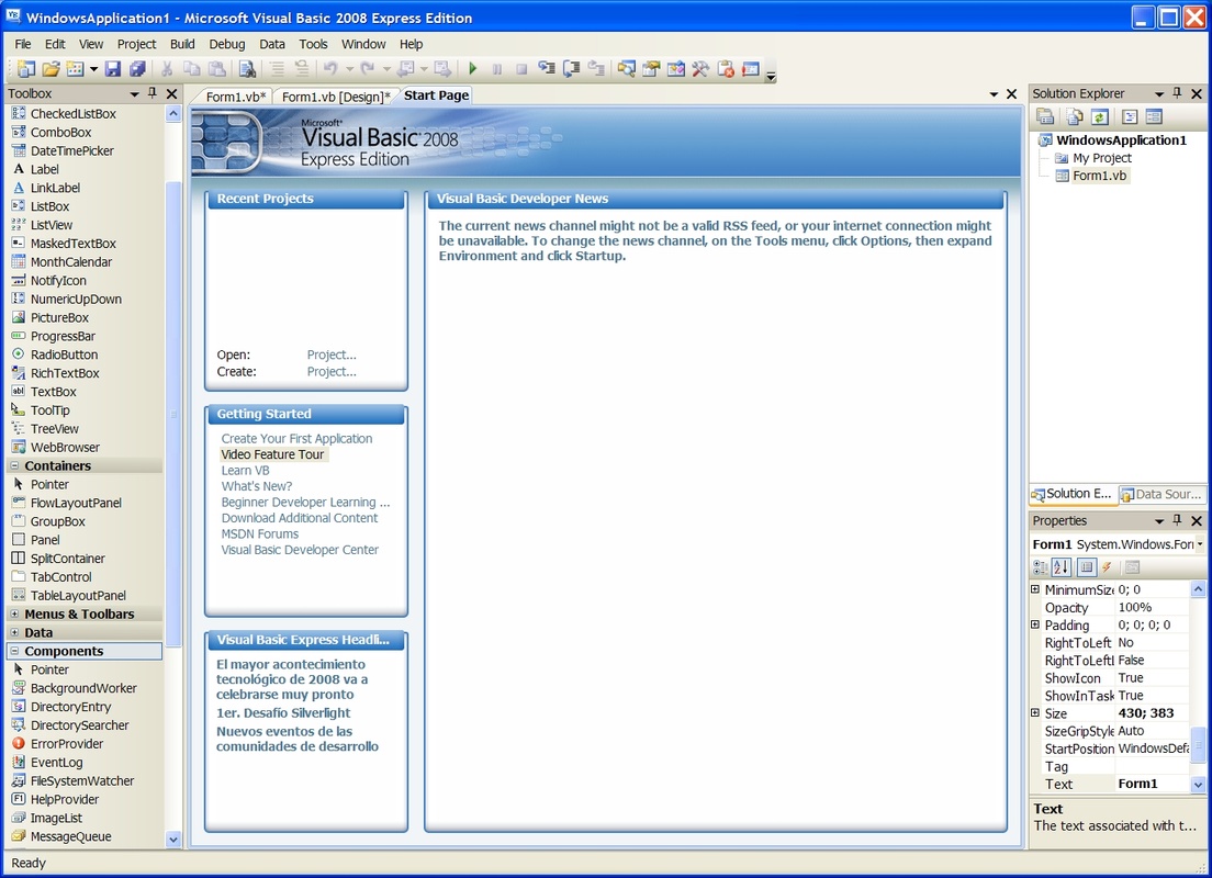 Microsoft Visual C++ 2008 9.0 for Windows Screenshot 2