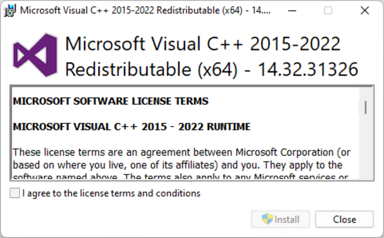 Microsoft Visual C++ Redistributable 14.34.31931.0 feature