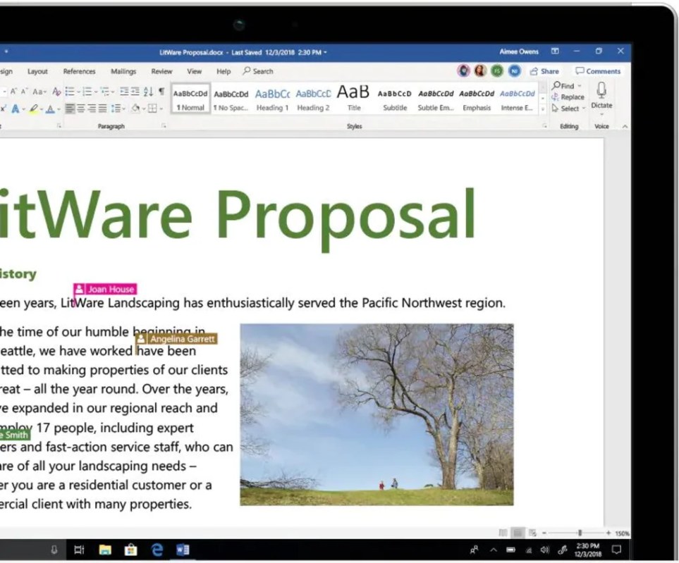 Microsoft Word 2010 1811-build-11029.20108 feature