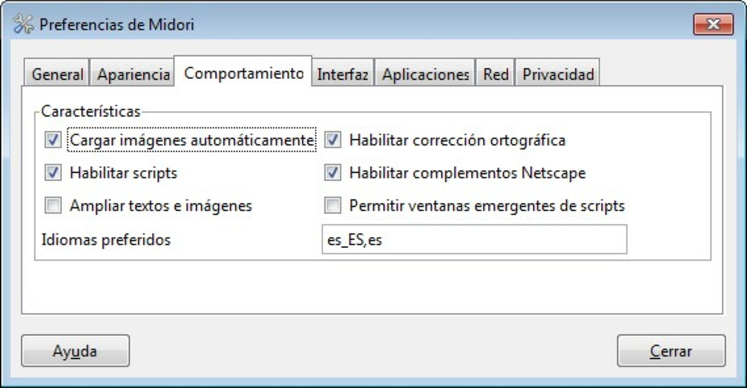 Midori 0.5.11 for Windows Screenshot 1