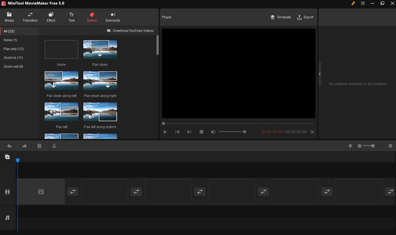 MiniTool MovieMaker 5.3 for Windows Screenshot 5