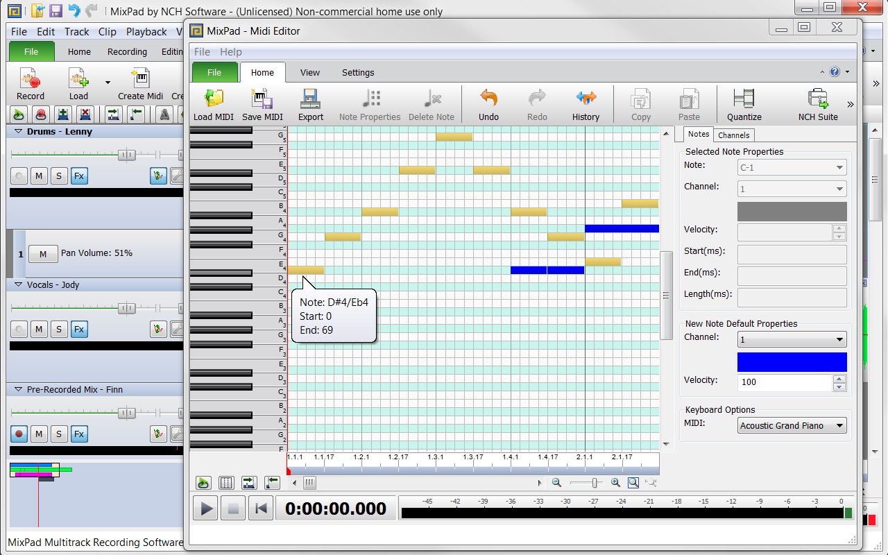 MixPad Free Music Mixer and Recording Studio 9.51 for Windows Screenshot 5