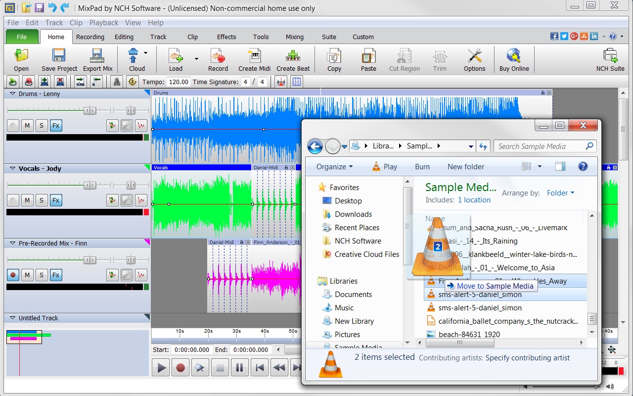 MixPad Free Music Mixer and Recording Studio 9.51 for Windows Screenshot 9