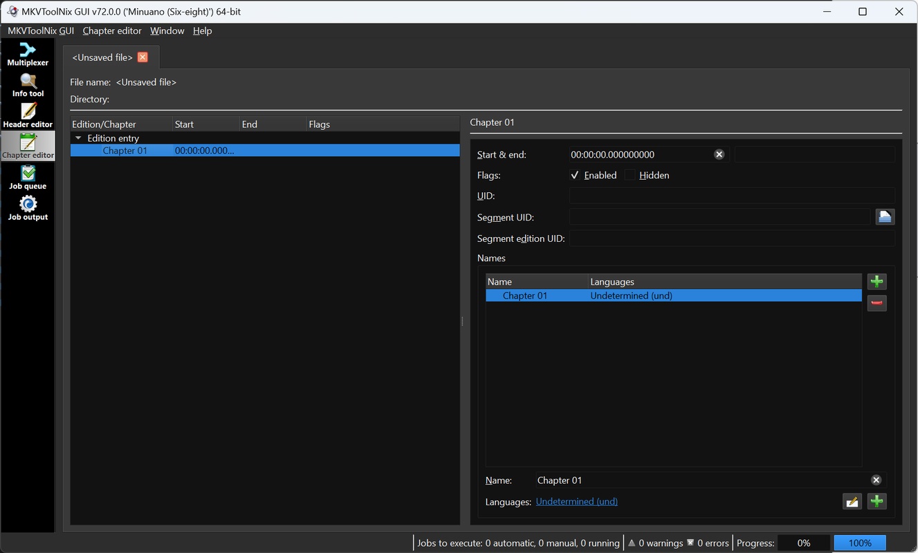 MKVToolnix 75.0.0 for Windows Screenshot 6