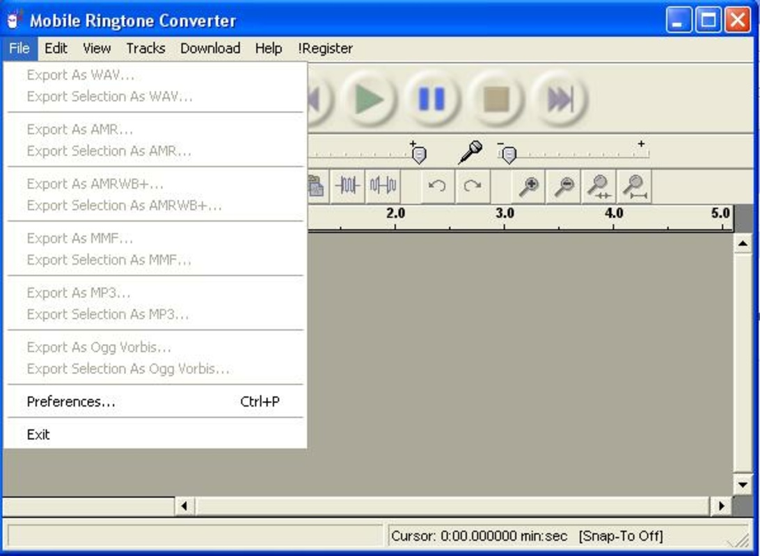 Mobile Ringtone Converter 2.3.308 for Windows Screenshot 1