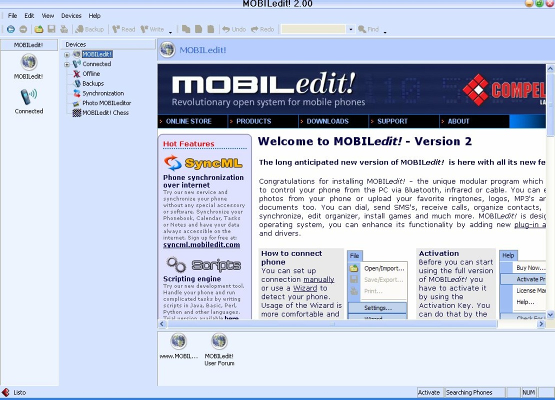 MOBILedit 6.9.0.2876 for Windows Screenshot 2