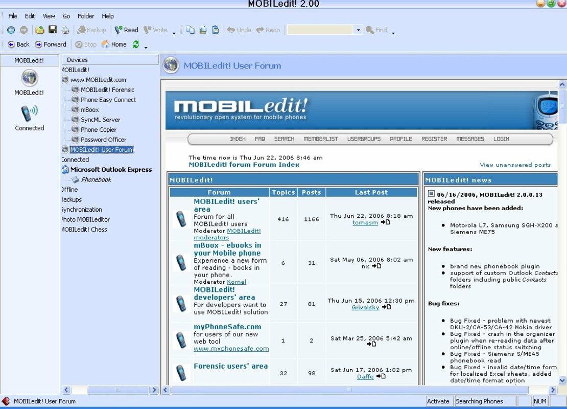 MOBILedit 6.9.0.2876 for Windows Screenshot 3