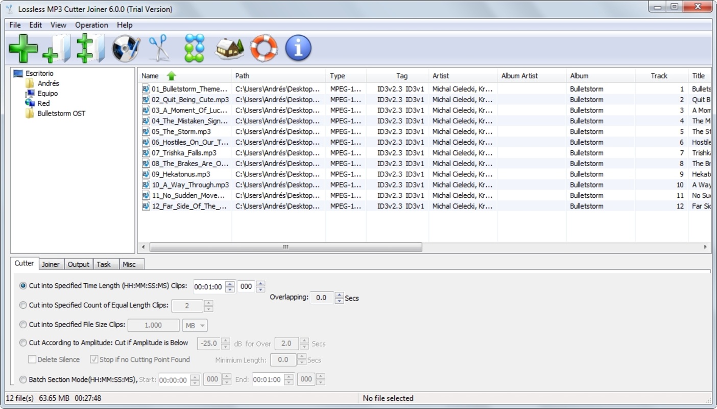 MP3 Cutter Joiner 6.1.9 for Windows Screenshot 3