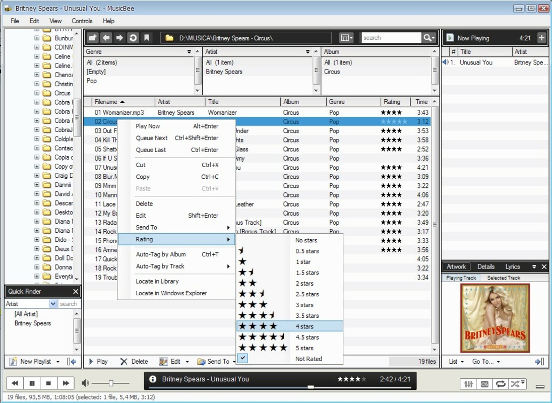 MusicBee 3.5.8447 for Windows Screenshot 2