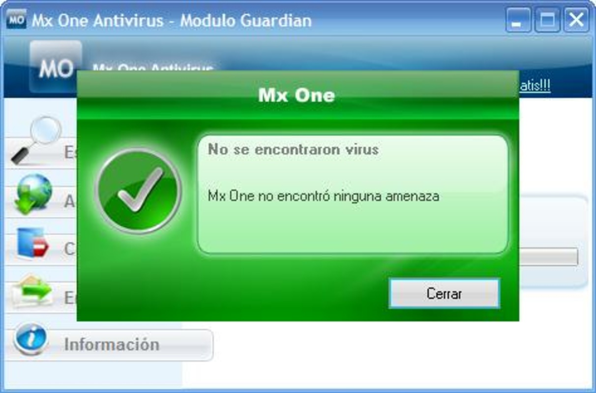 Mx One Antivirus 4.5 for Windows Screenshot 2