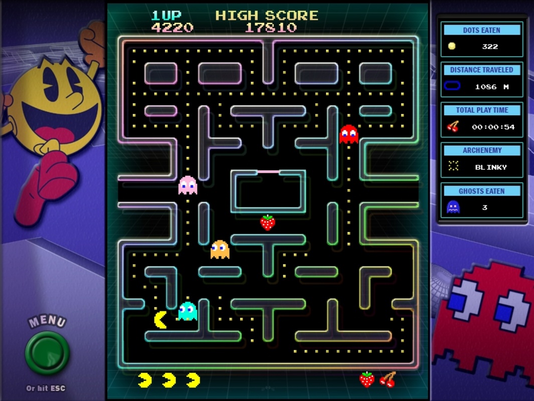 Namco All Stars Pac-Man  for Windows Screenshot 1