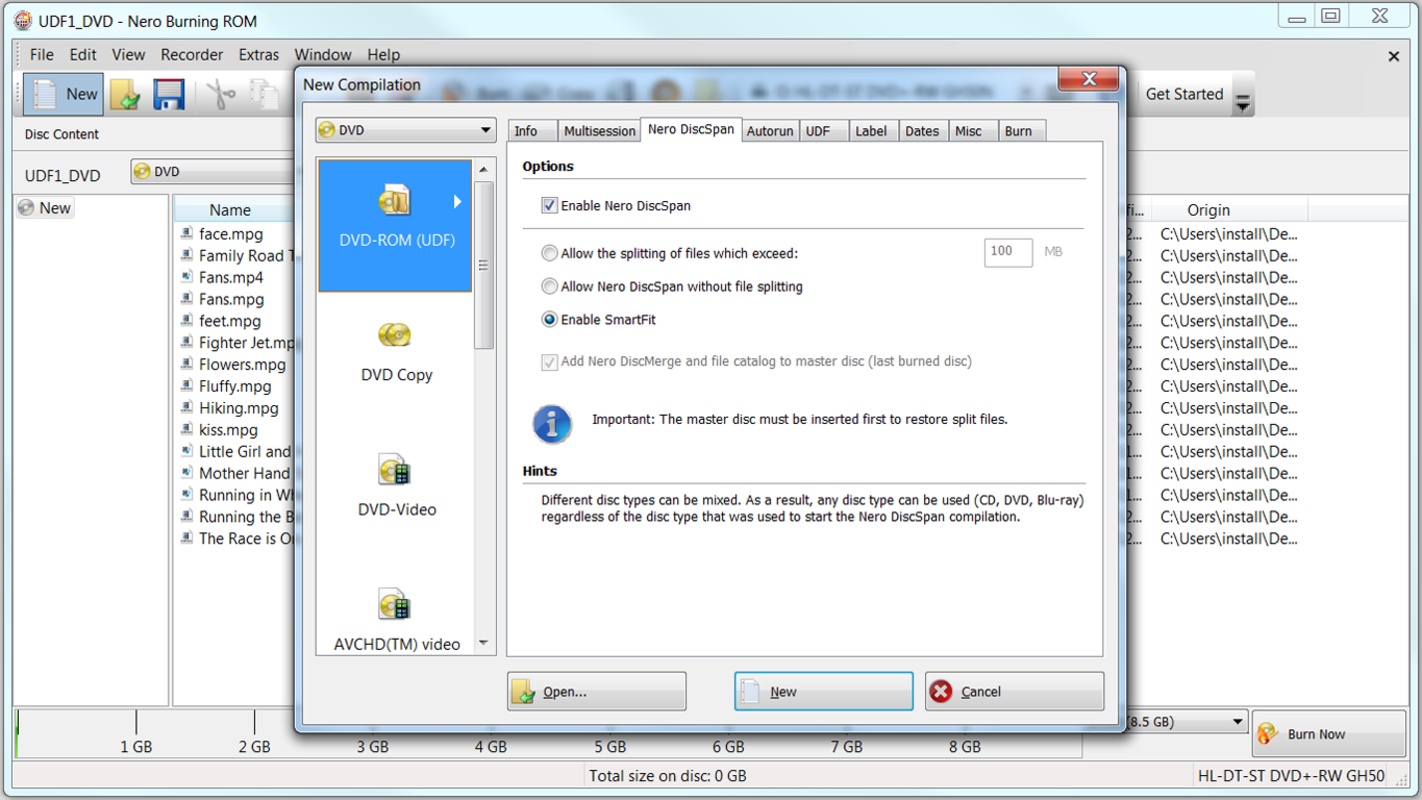 Nero Burning ROM 22.0.00500 for Windows Screenshot 2