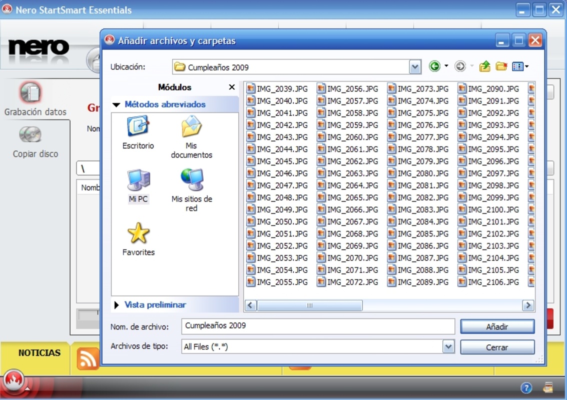 Nero Essentials 11.0.11200 for Windows Screenshot 1