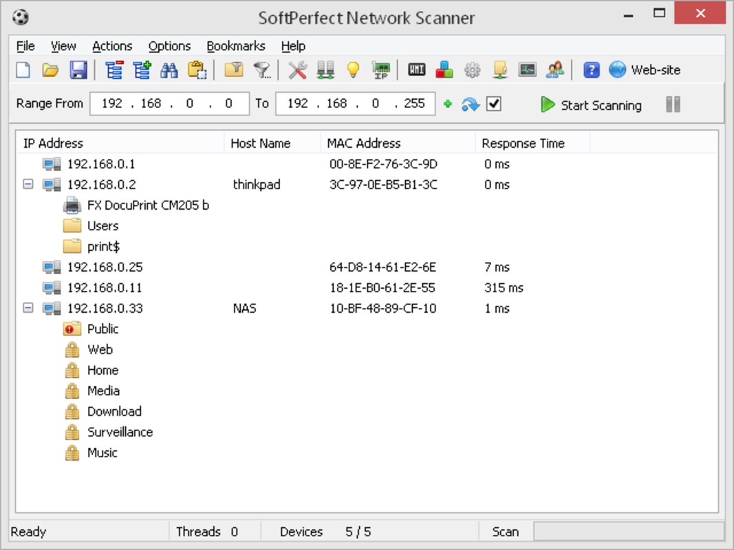 Network Scanner 8.1.6 for Windows Screenshot 4