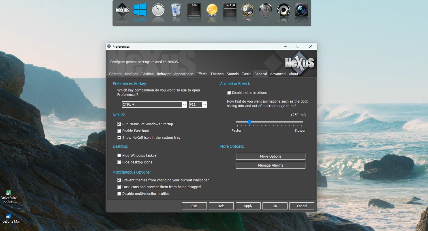 Nexus Dock 22.7 for Windows Screenshot 11