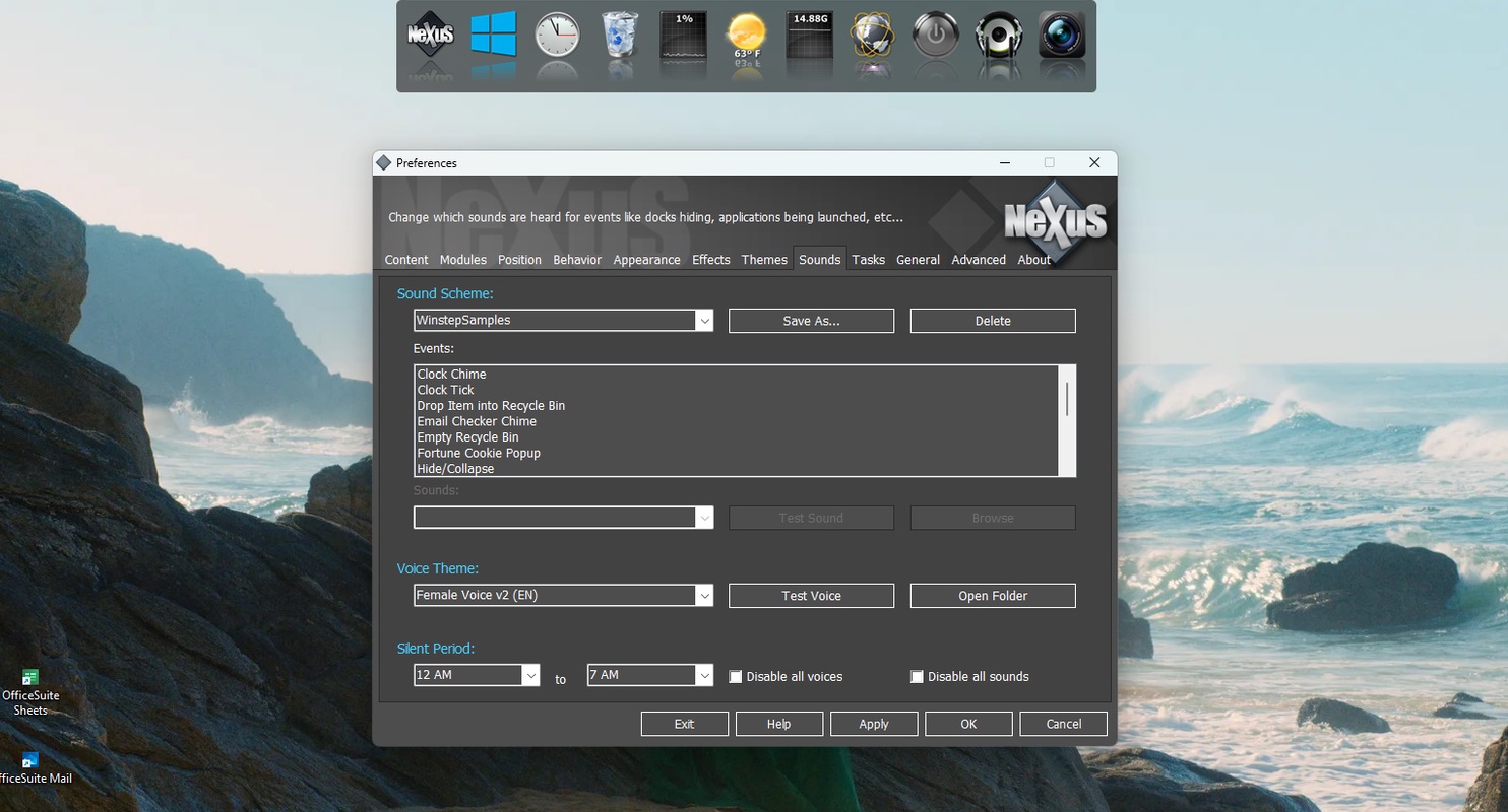 Nexus Dock 22.7 for Windows Screenshot 3