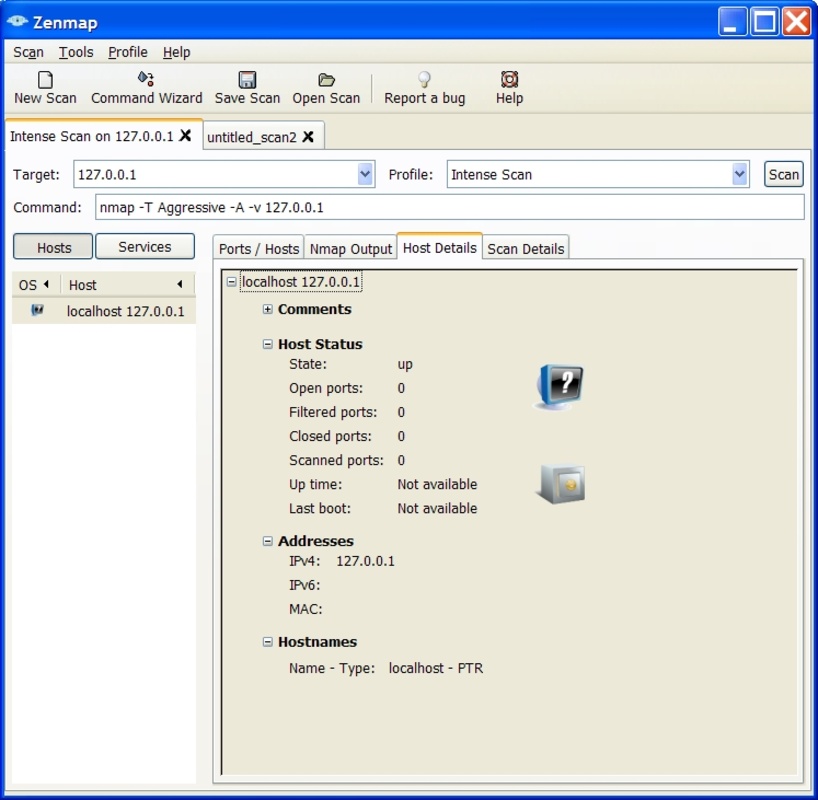 Nmap 7.93 for Windows Screenshot 3