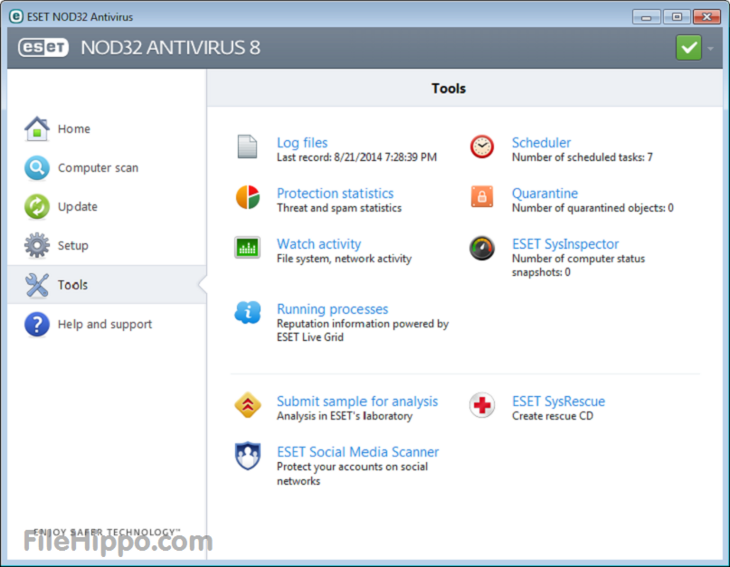 NOD32 Antivirus 16.2.15.0 for Windows Screenshot 2