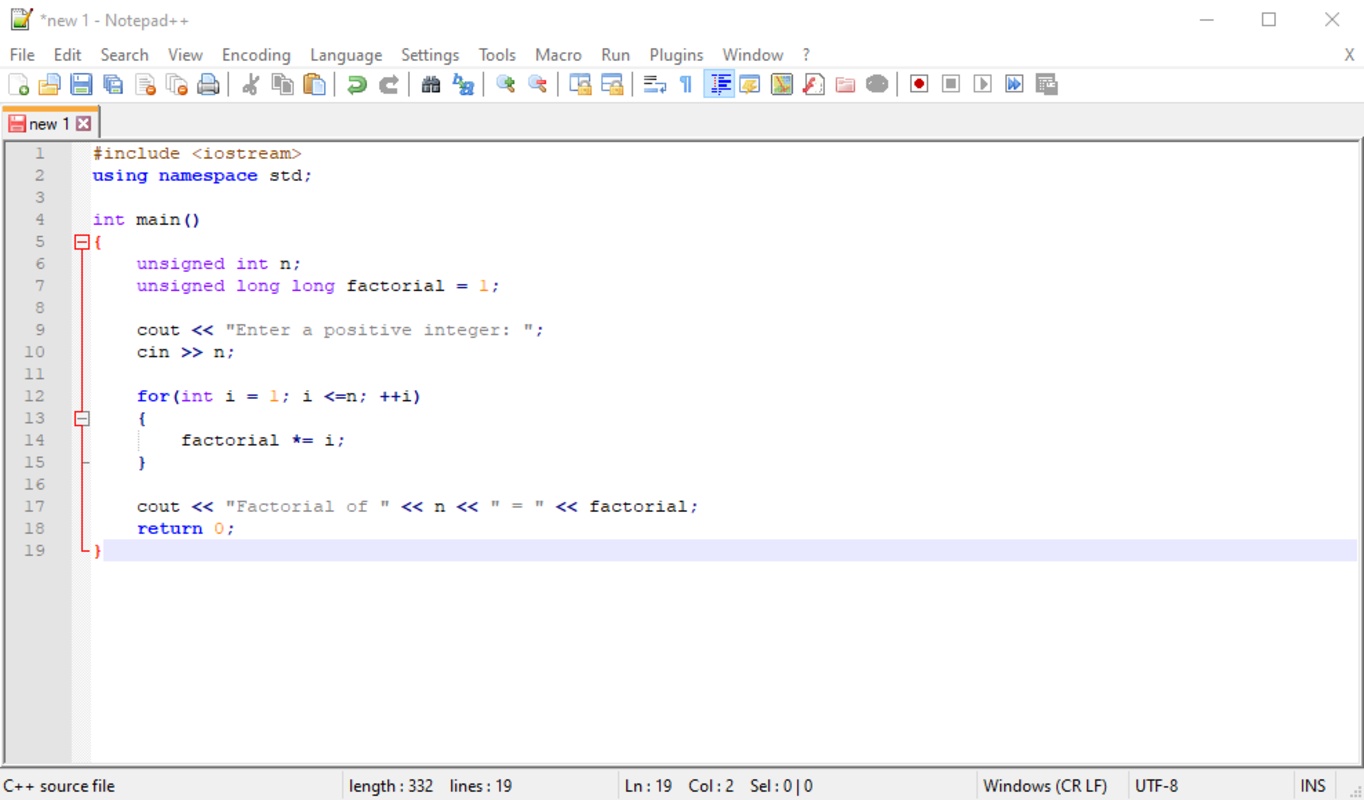 Notepad++ 8.5.2 feature