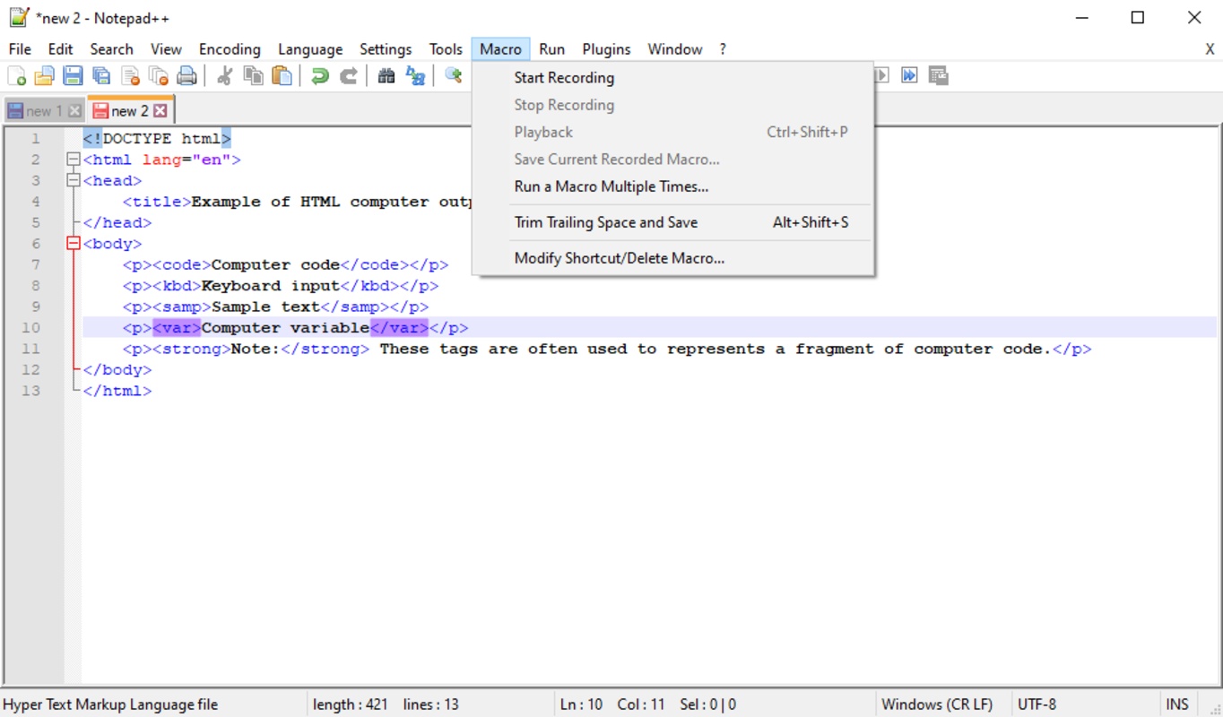 Notepad++ 8.5.2 for Windows Screenshot 3