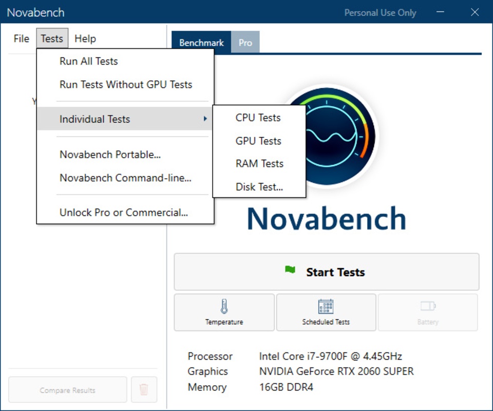Novabench 5.1.1 for Windows Screenshot 10