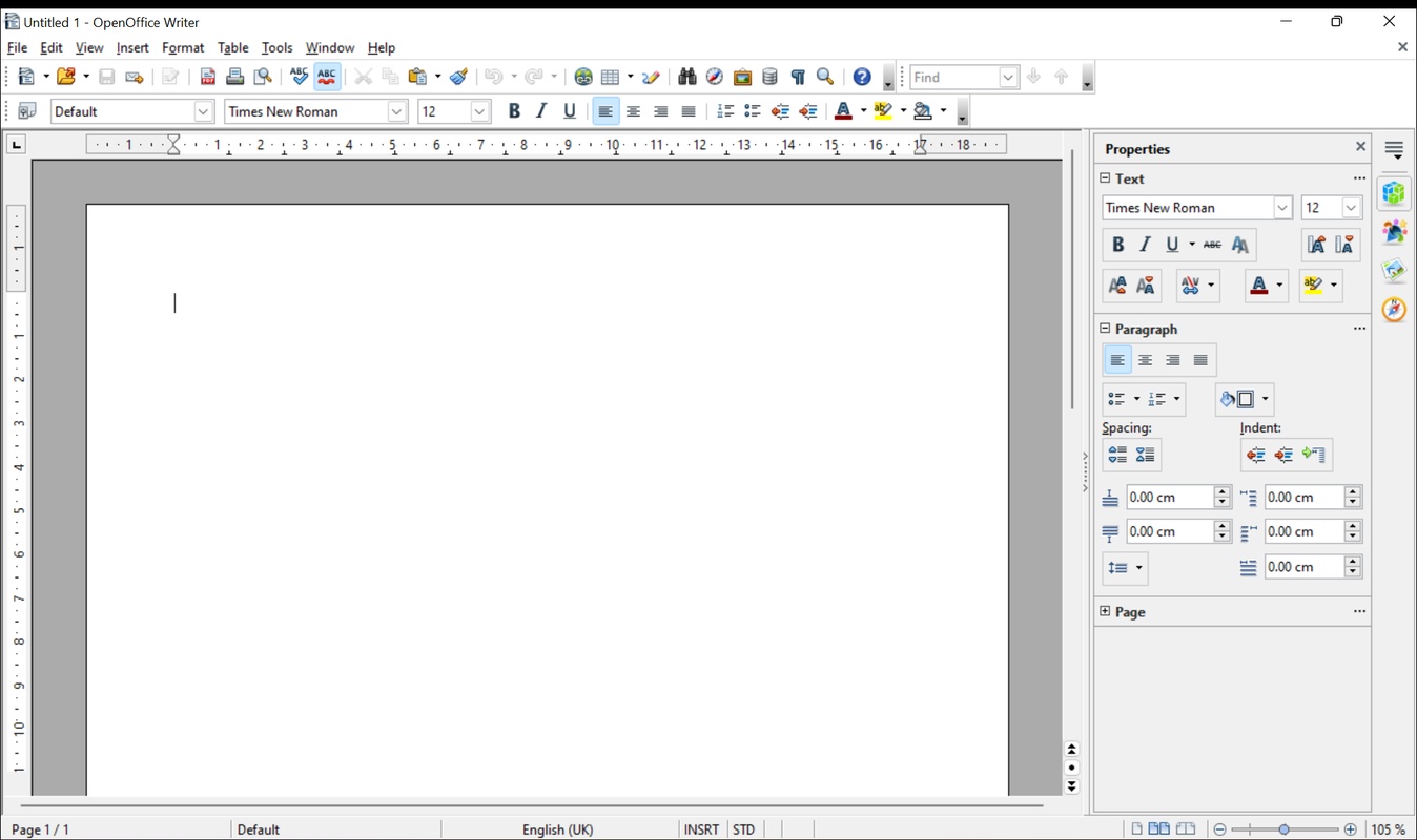 OpenOffice 4.1.14 for Windows Screenshot 3
