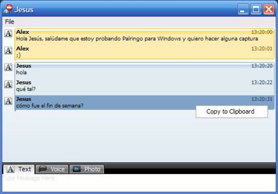 Palringo 2.8.1 for Windows Screenshot 3