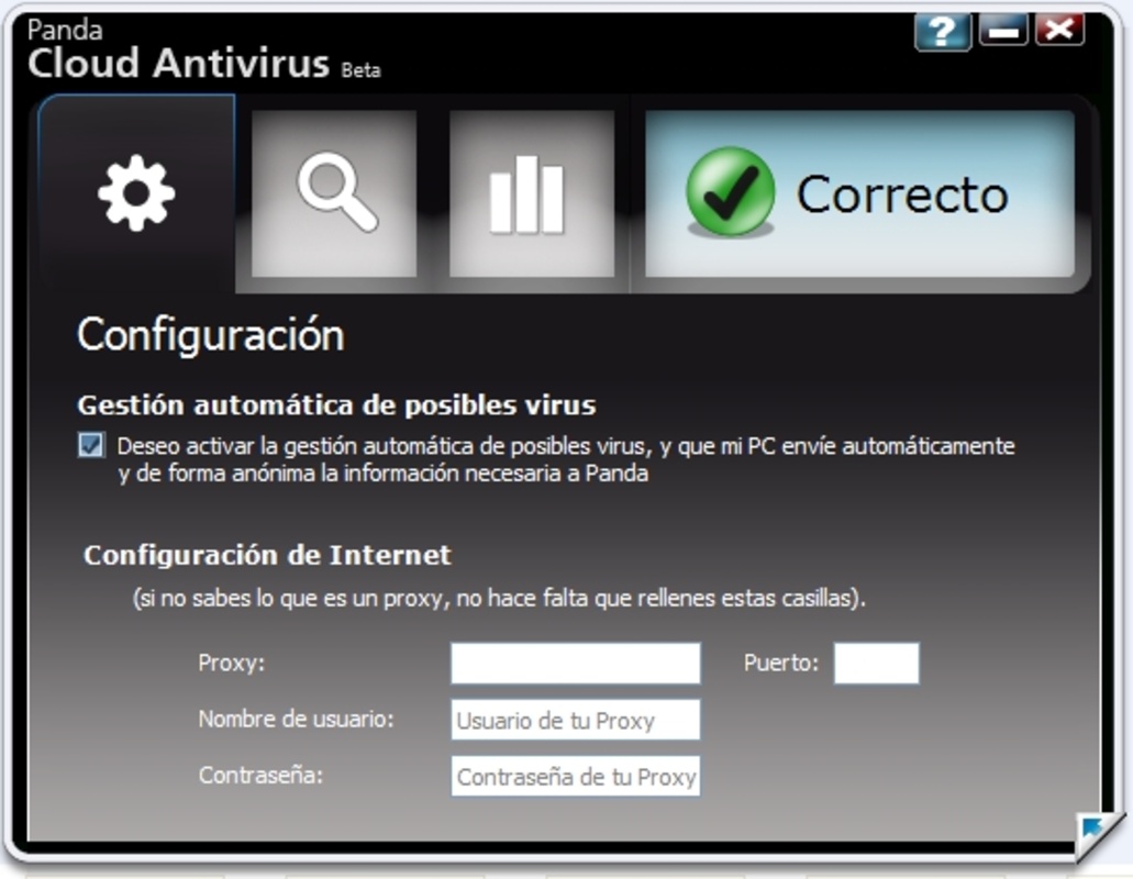 Panda Cloud Antivirus 3.0.0 for Windows Screenshot 3