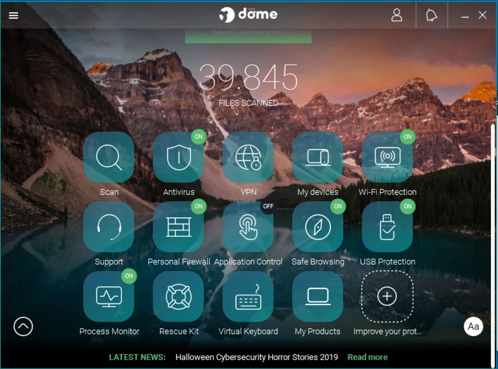 Panda Dome Essential 20.01.00 for Windows Screenshot 1