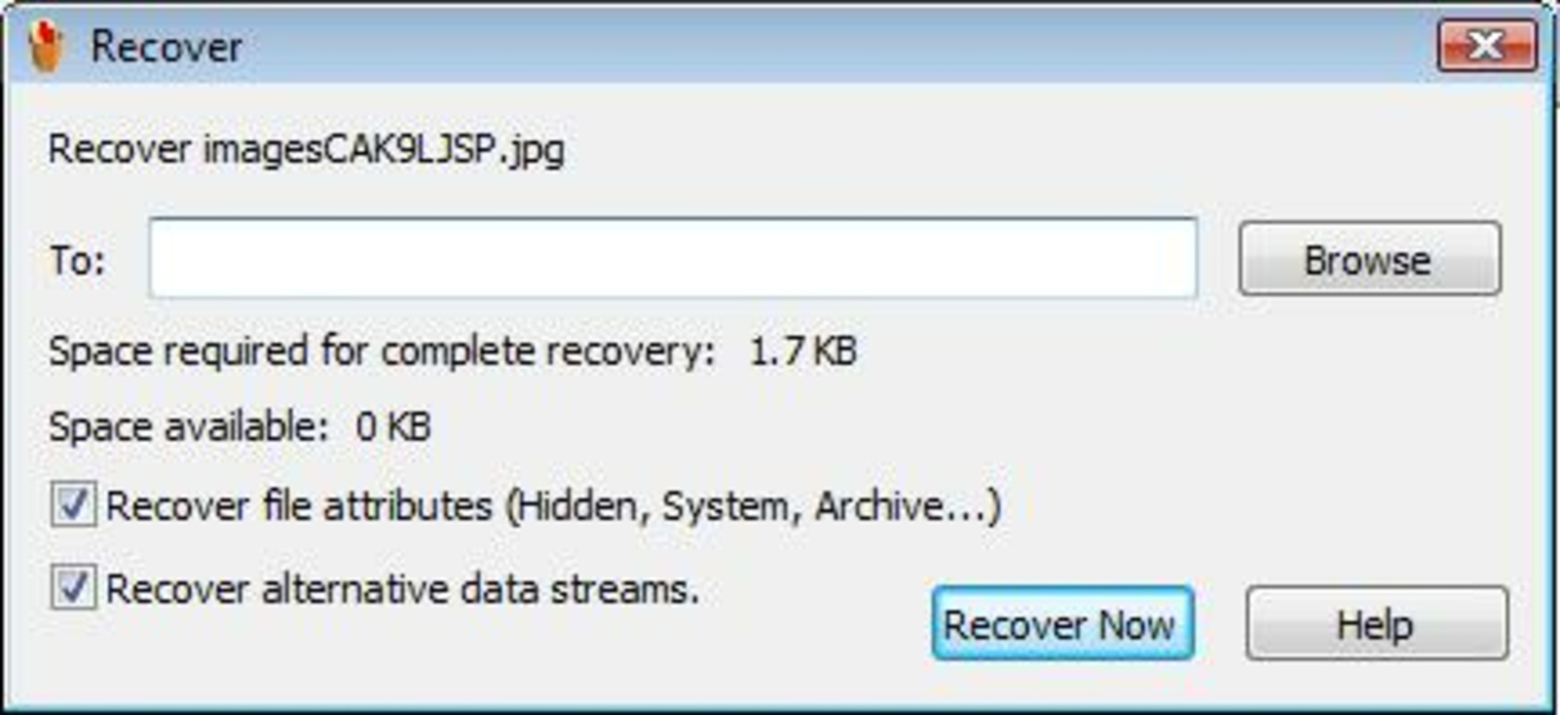 Pandora Recovery 2.0.289 for Windows Screenshot 2