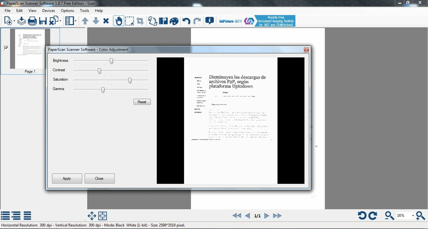 PaperScan 4.0.7 for Windows Screenshot 2