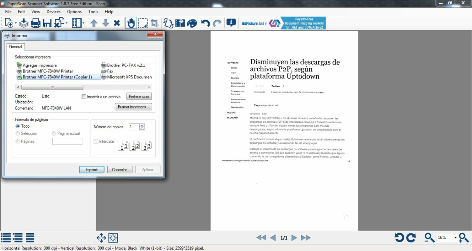 PaperScan 4.0.7 for Windows Screenshot 3