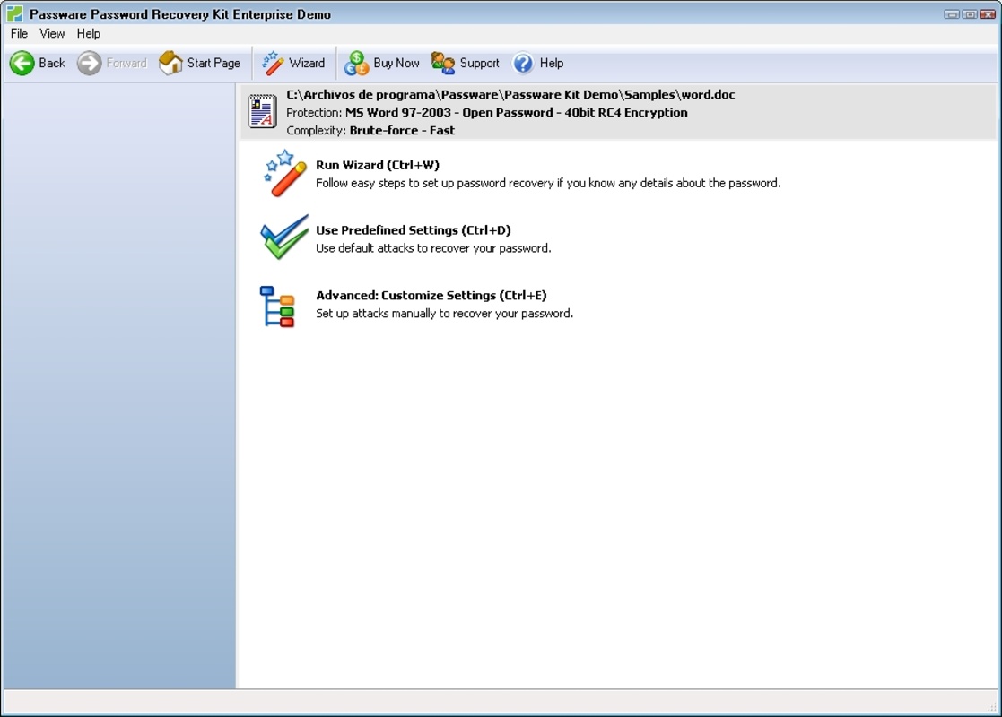 Passware Kit Enterprise 2022.2.0 for Windows Screenshot 1
