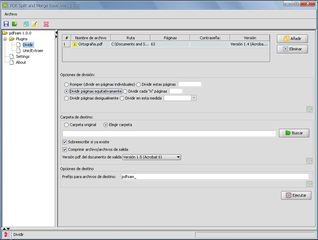 PDF Split and Merge 4.0.4 for Windows Screenshot 1