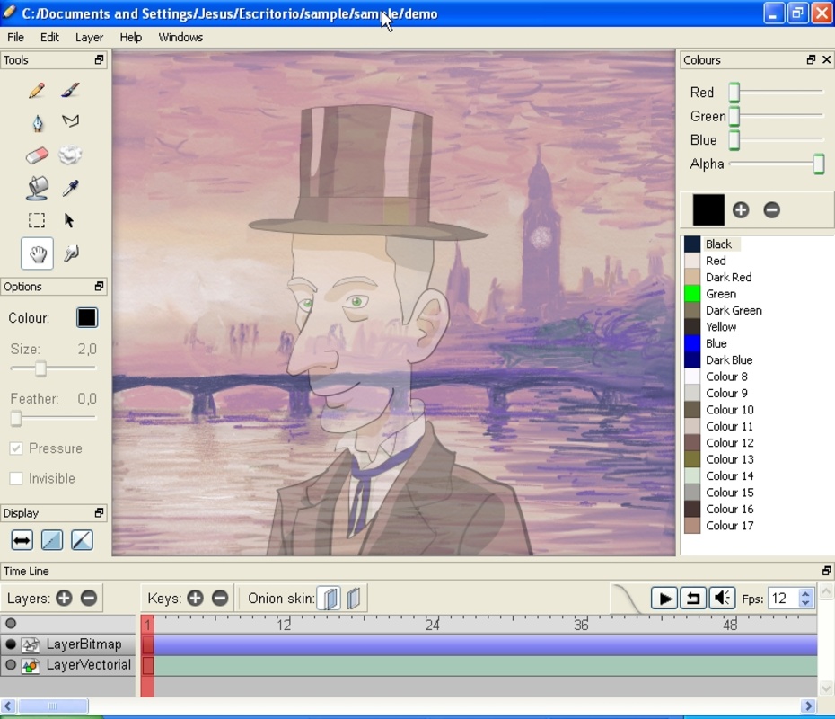 Pencil2D 0.6.6 for Windows Screenshot 9