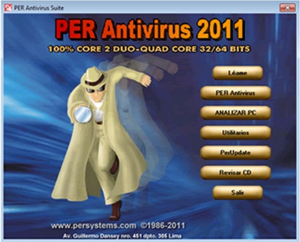 PER Antivirus 10.4 for Windows Screenshot 1