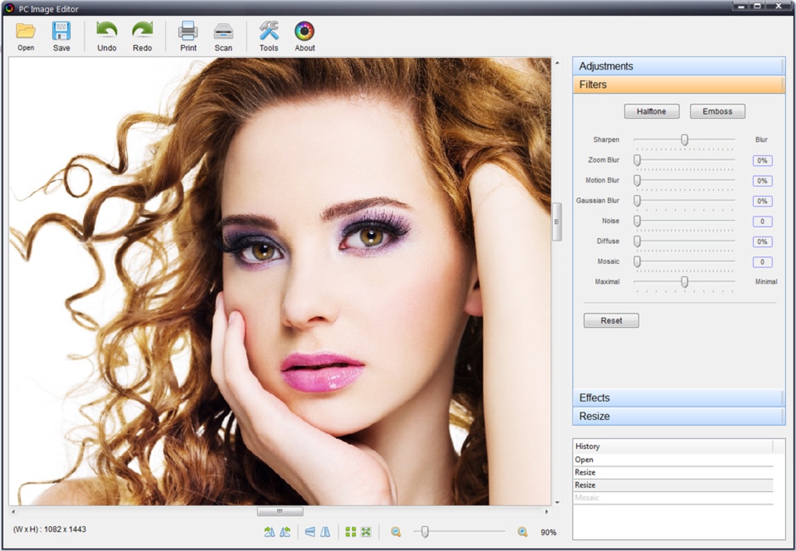 Photo Editor 8.0.0.0 for Windows Screenshot 2