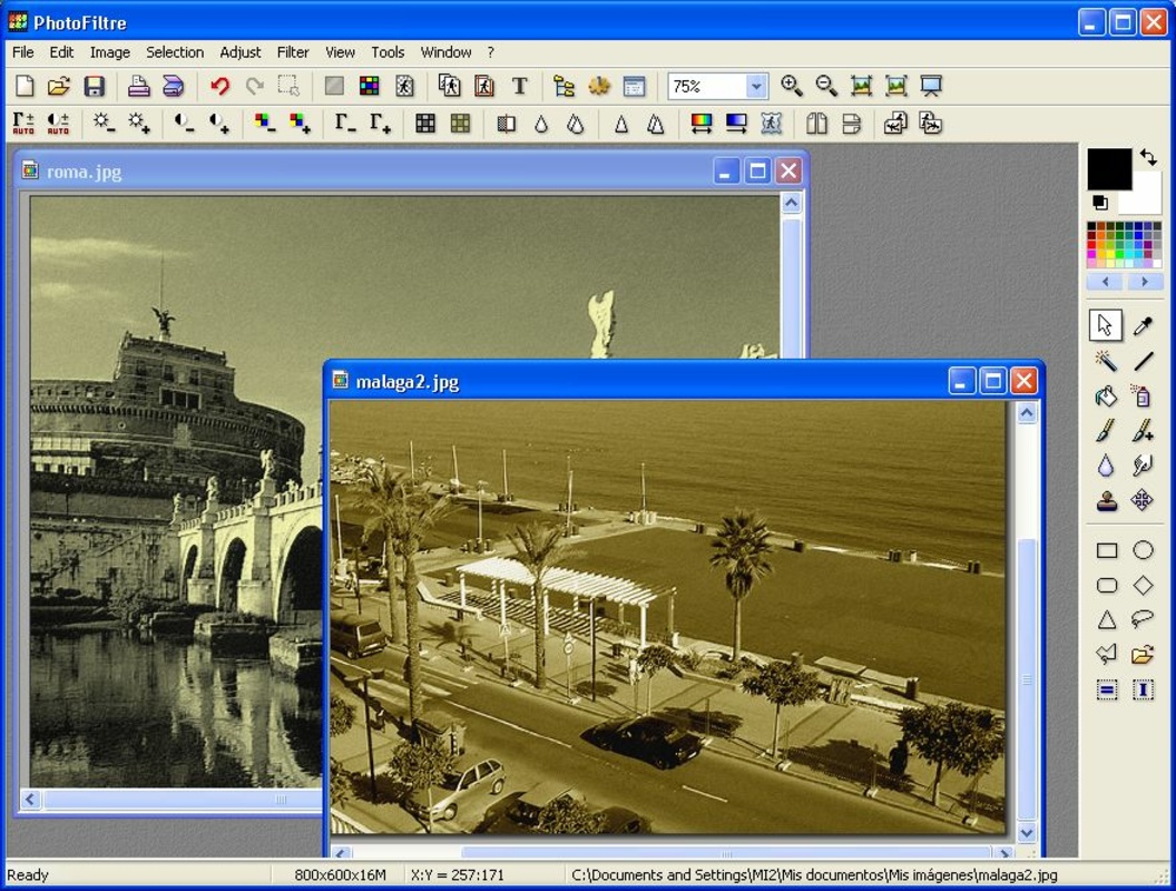 PhotoFiltre 10.14.1 for Windows Screenshot 4