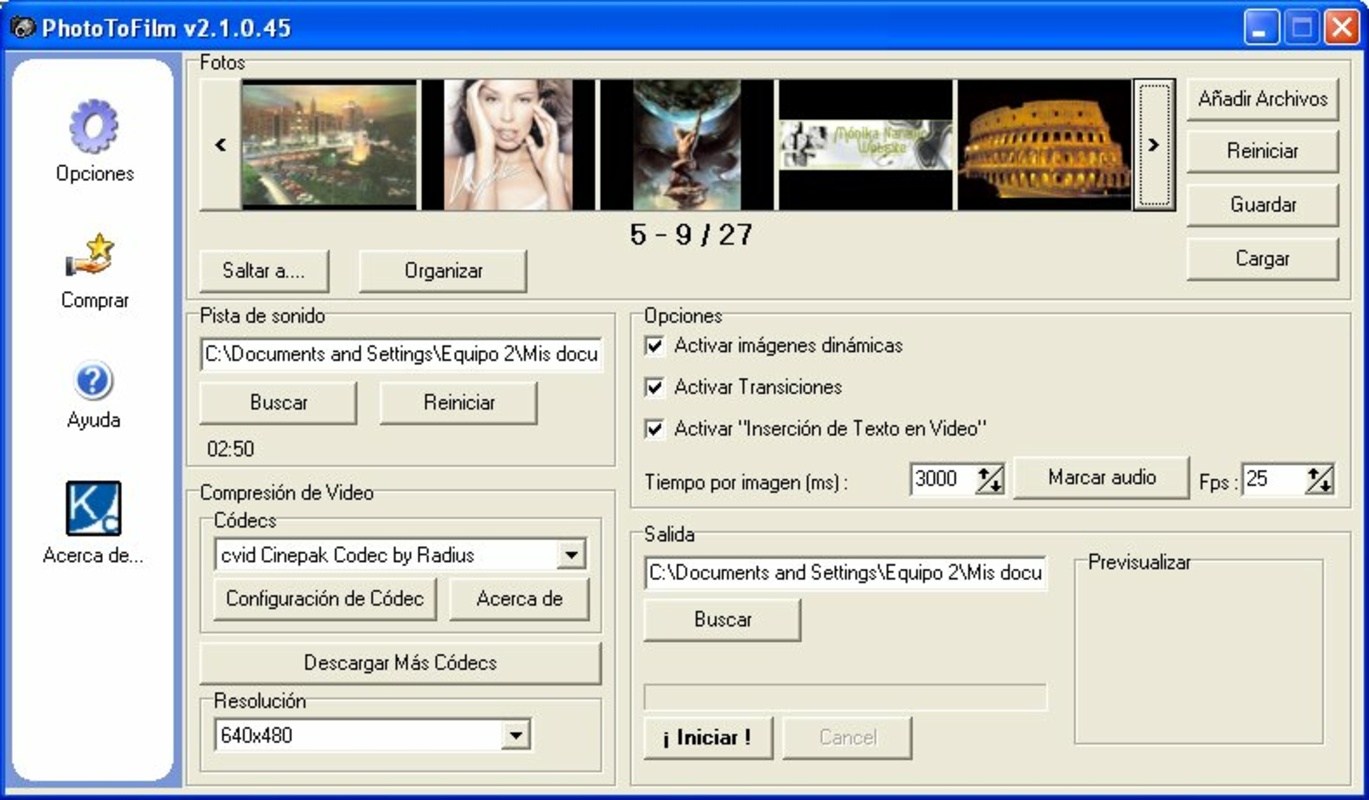 PhotoToFilm 3.9.8.107 for Windows Screenshot 1