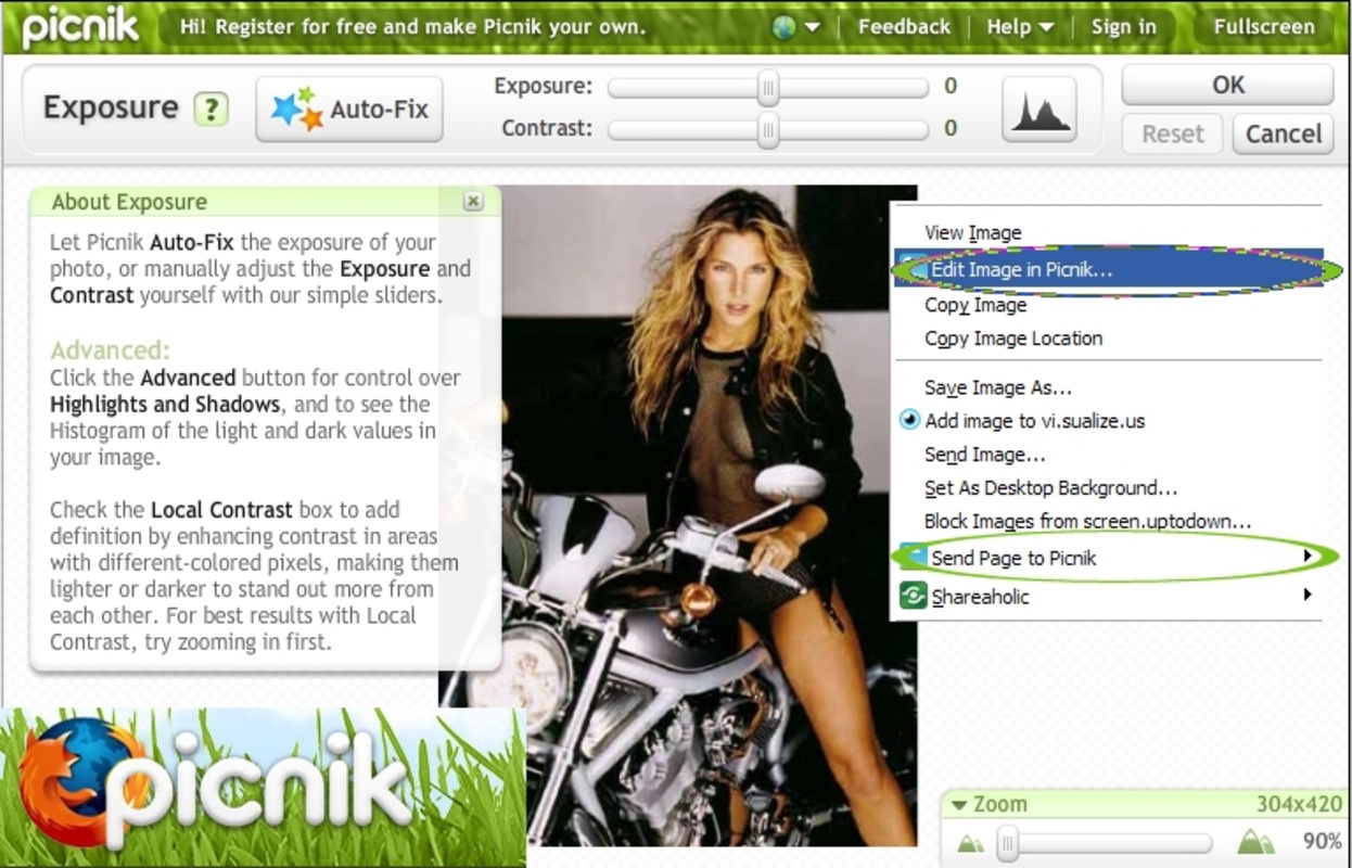 Picnik 2.3 for Windows Screenshot 3
