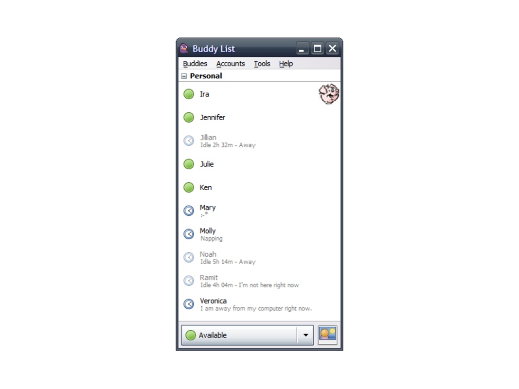 Pidgin Portable 2.14.8 for Windows Screenshot 1
