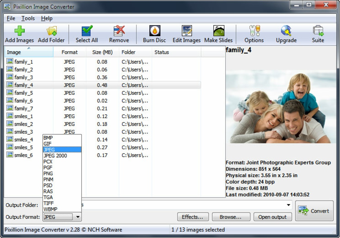 Pixillion Image Converter  for Windows Screenshot 3